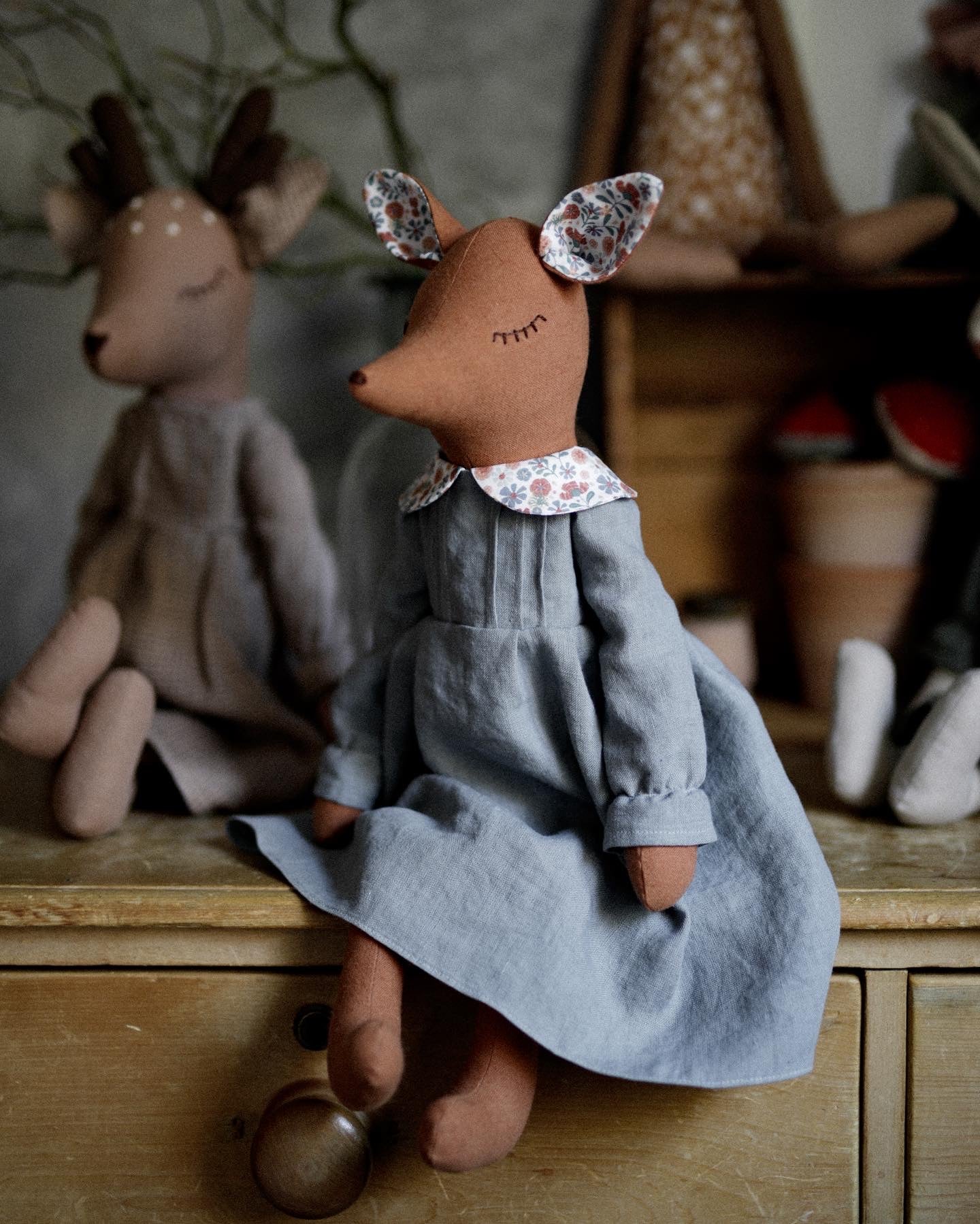 DIY 55 cm EFI Friends Peter Pan collar dress making kit