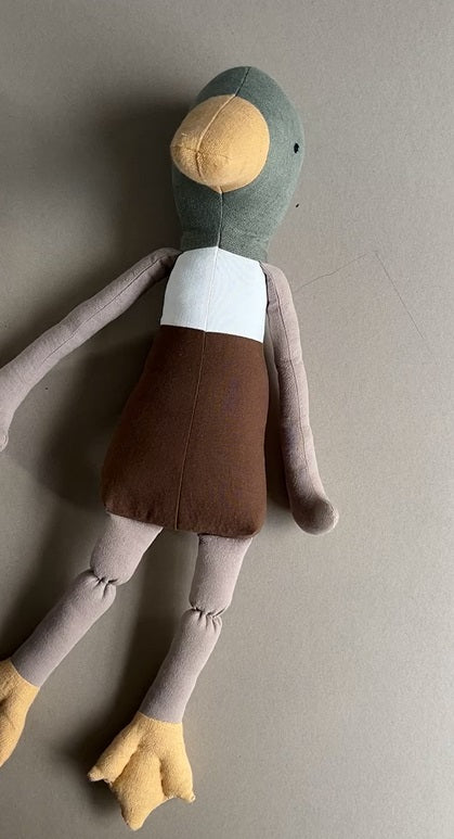 DIY 55 cm Duck making kit with printed pattern and digital tutorial