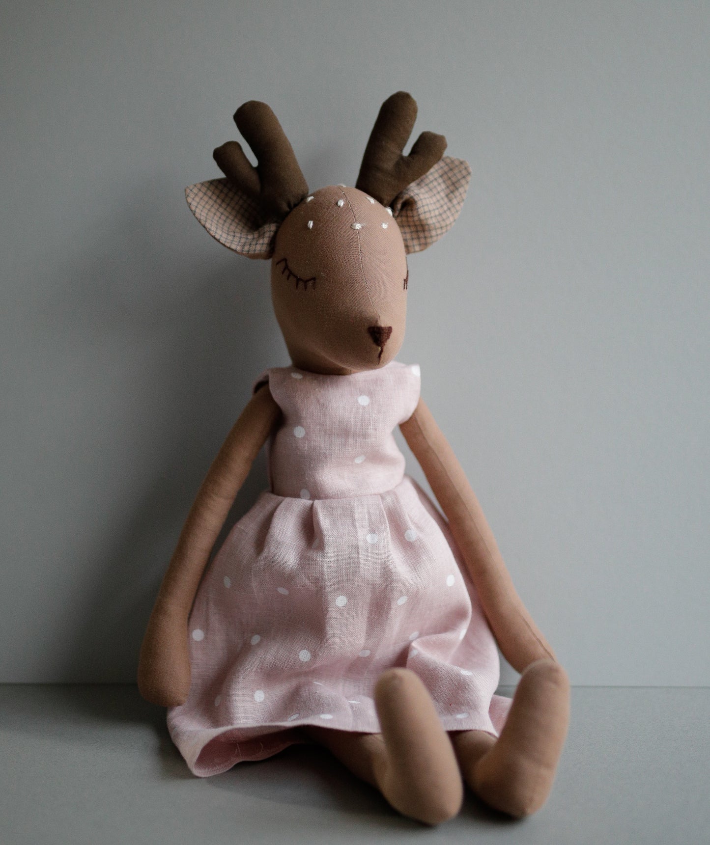 DIY 55 cm Fawn making kit with printed pattern and digital tutorial