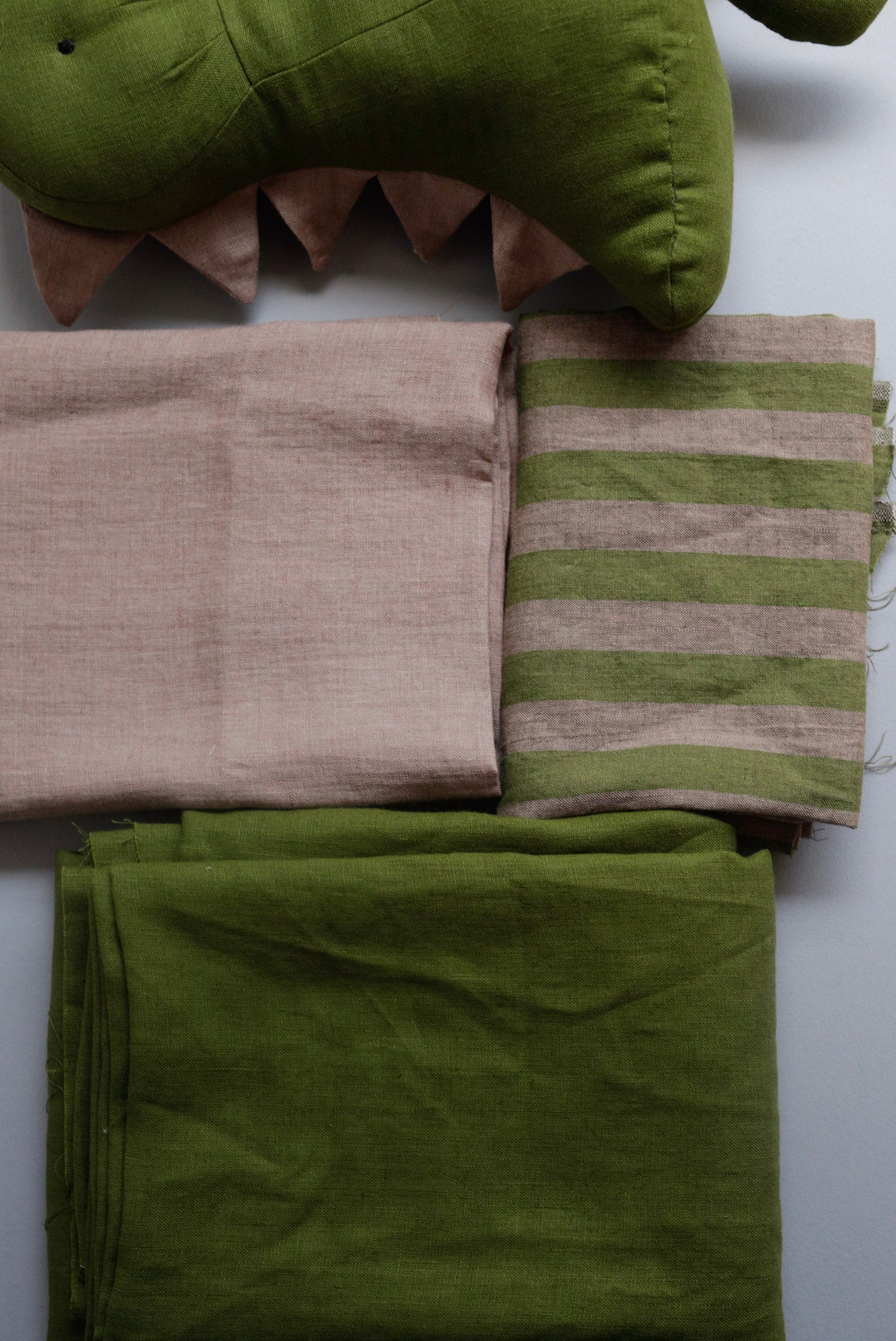 Stripesaurus Dinosaur making fabrics bundle