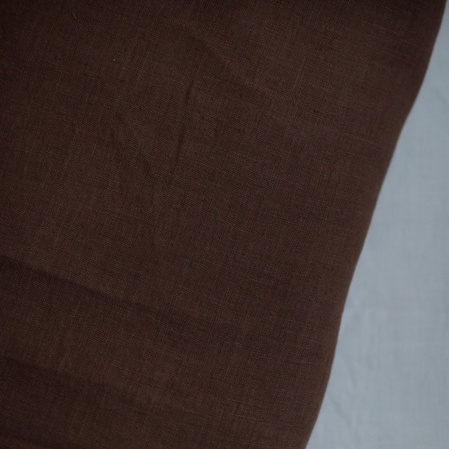 1466 Dark brown 100% Lithuanian linen softened fabric