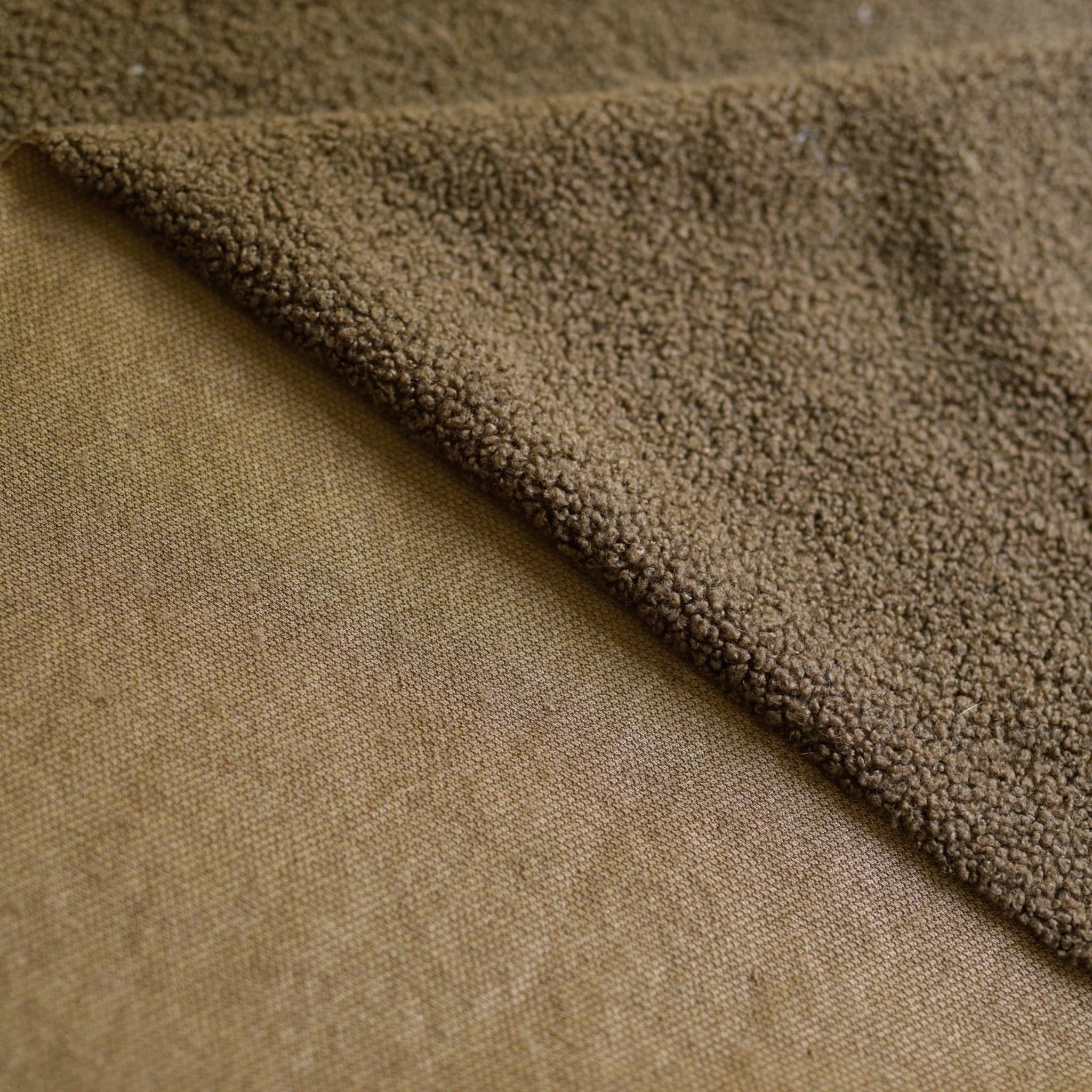 Dark Brown Soft Stretch Bouclé Fabric – Fat Quarter
