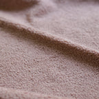 Powder Pink Soft Wool-Feel Bouclé Fabric – Fat Quarter