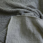 Light Grey Soft Wool-Feel Bouclé Fabric – Fat Quarter