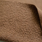 Bambi Brown  Soft Wool-Feel Bouclé Fabric – Fat Quarter