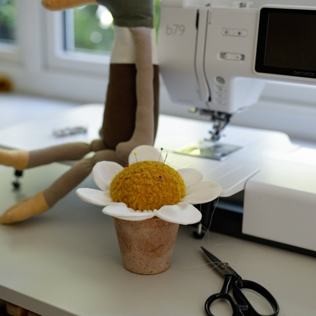 Ochre/Mustard Soft Wool-Feel Bouclé Fabric – Fat Quarter