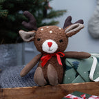 Bambi Brown  Soft Wool-Feel Bouclé Fabric – Fat Quarter