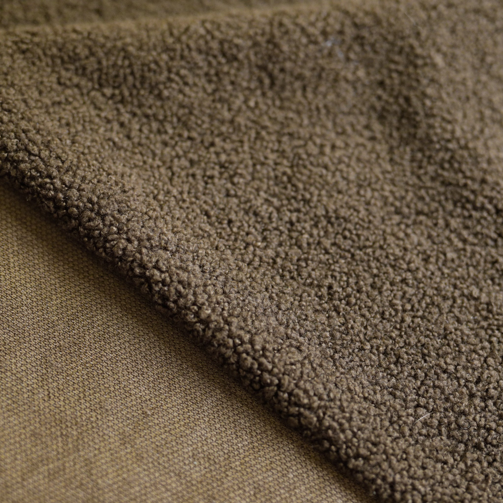 Dark Brown Soft Stretch Bouclé Fabric – Fat Quarter