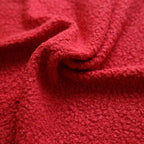 Red Soft Wool-Feel Bouclé Fabric – Fat Quarter