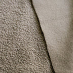 Clay  Soft Wool-Feel Bouclé Fabric – Fat Quarter