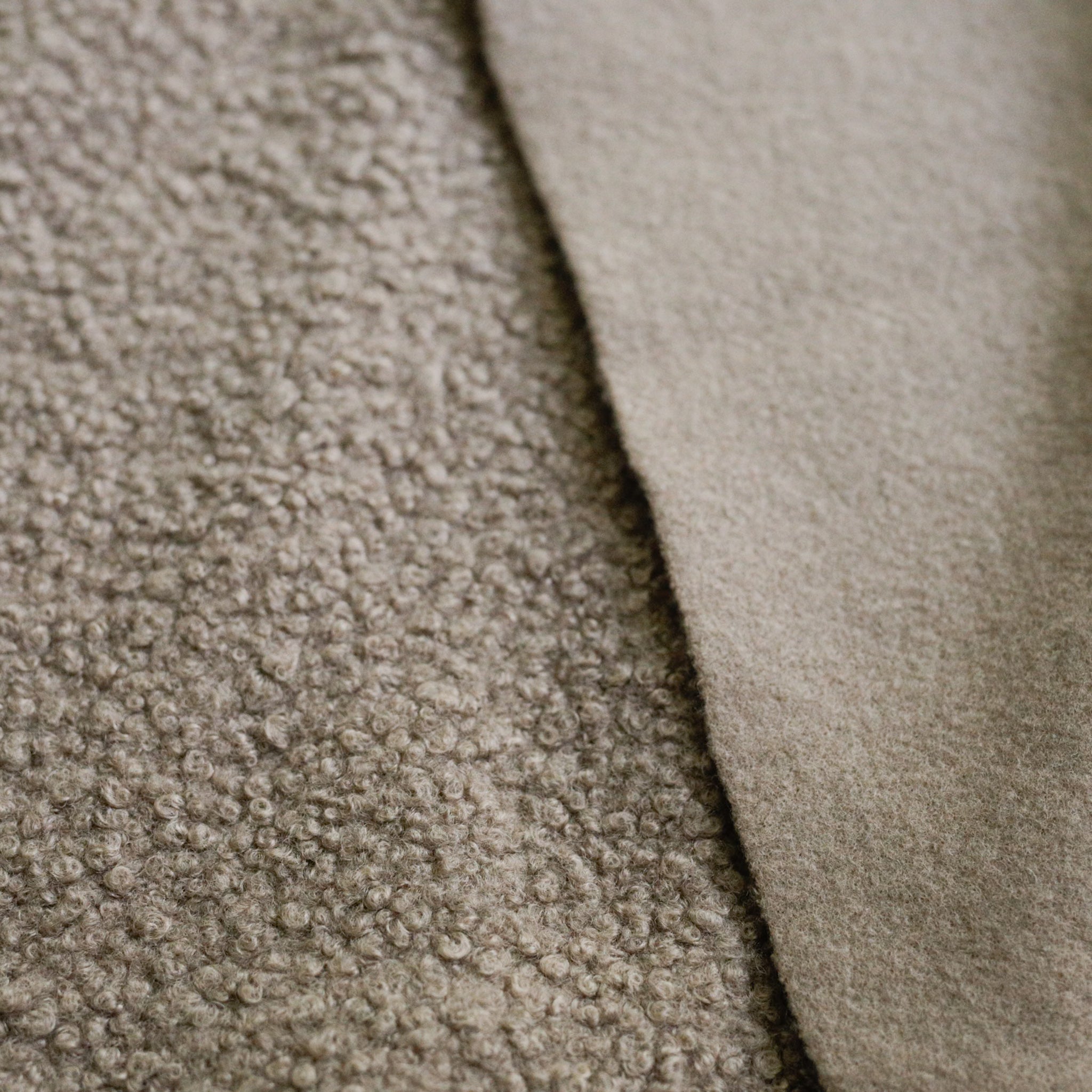 Clay  Soft Wool-Feel Bouclé Fabric – Fat Quarter