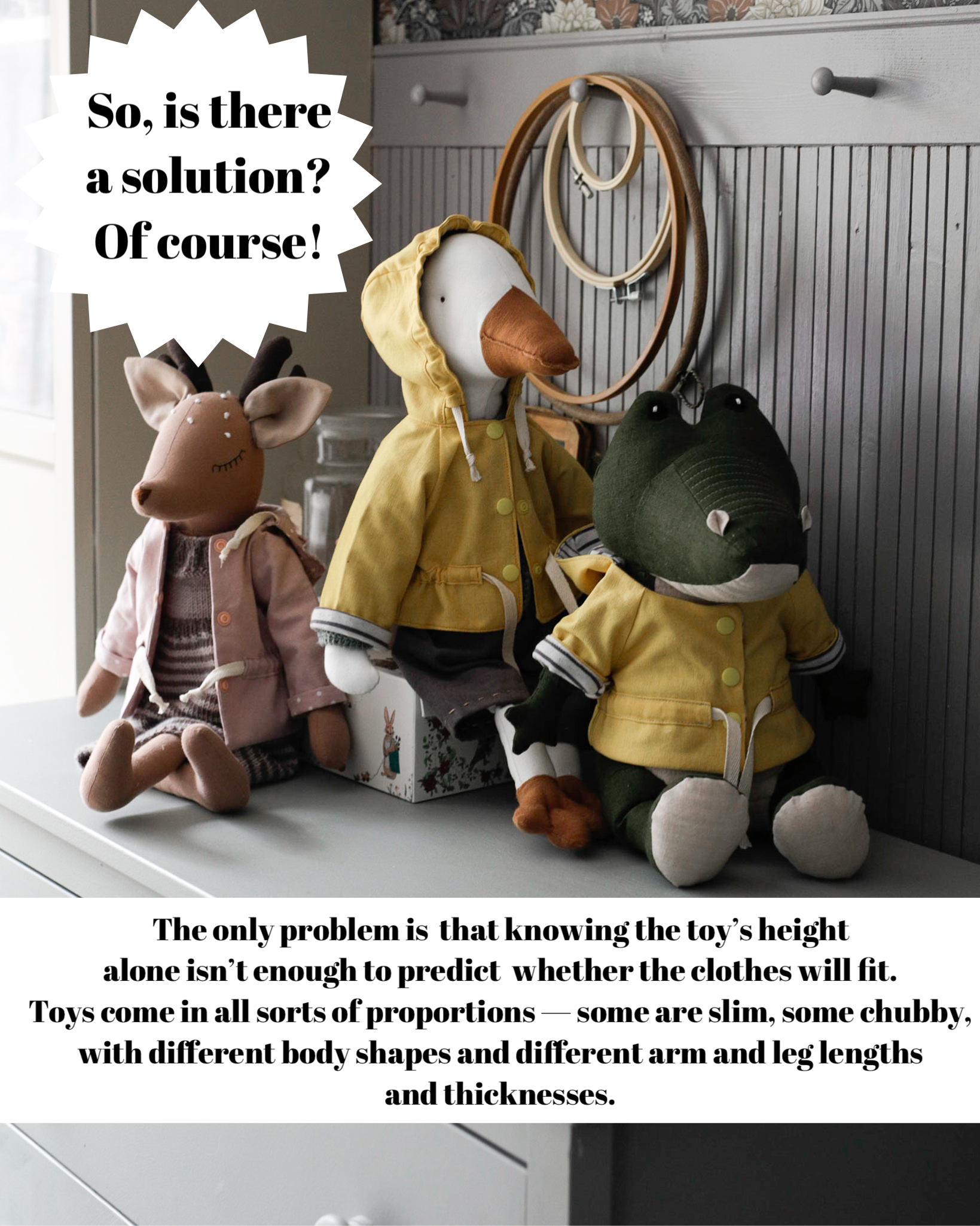 PERFECT FIT – Create a Wardrobe for Any Soft Toy