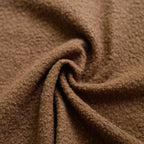Bambi Brown  Soft Wool-Feel Bouclé Fabric – Fat Quarter
