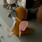 Ochre/Mustard Soft Wool-Feel Bouclé Fabric – Fat Quarter