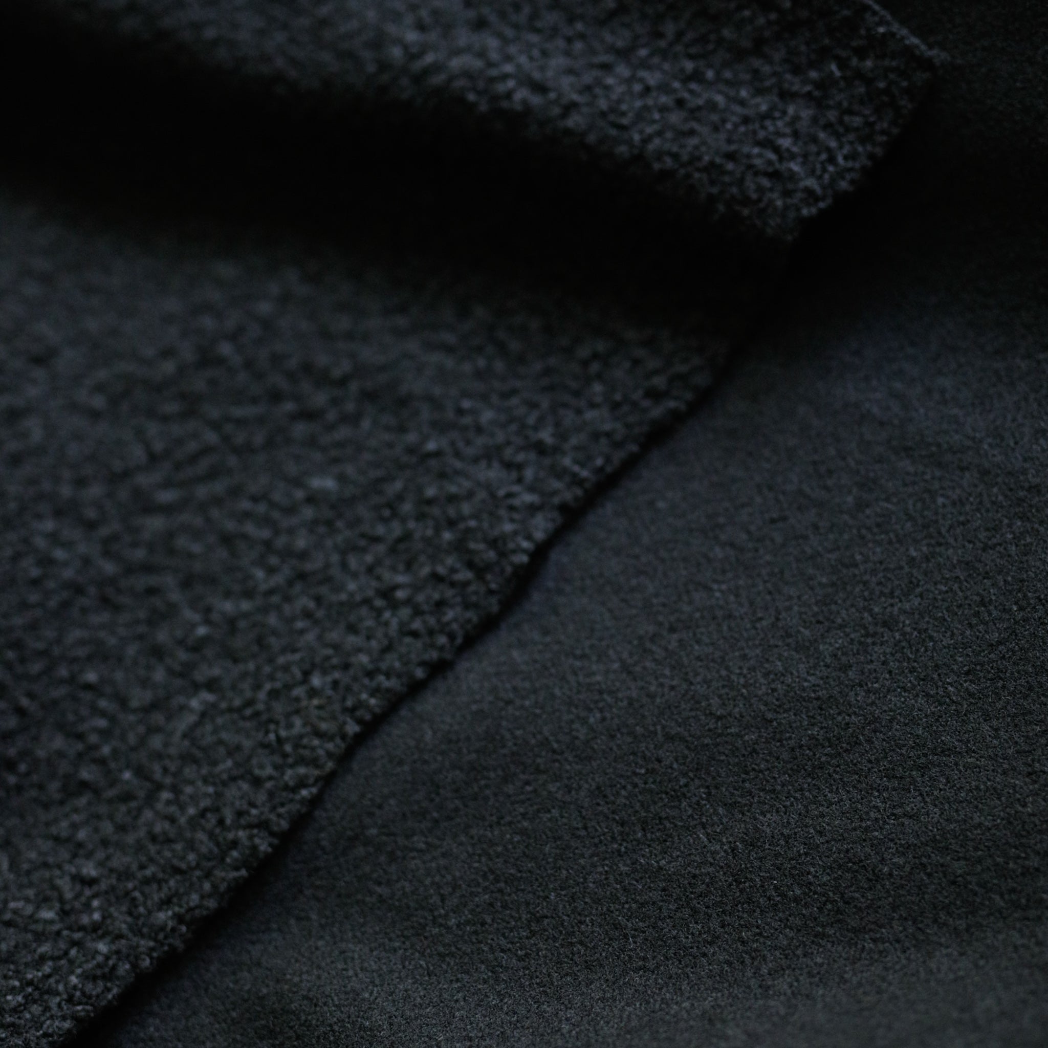 Black Soft Wool-Feel Bouclé Fabric – Fat Quarter