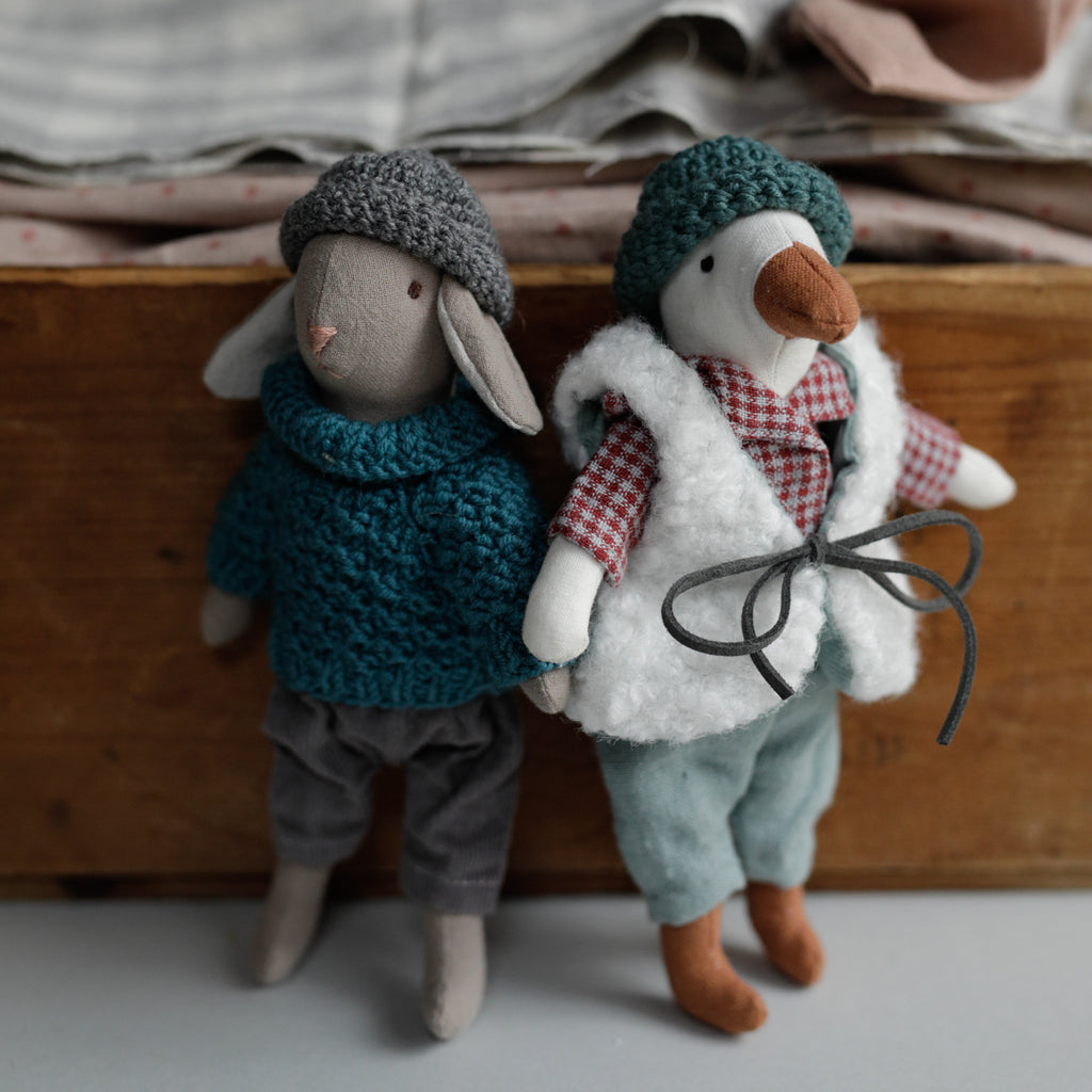 Mini Goose Sewing Pattern & Tutorial PDF – 18, 16, 13, 10 & 8 cm