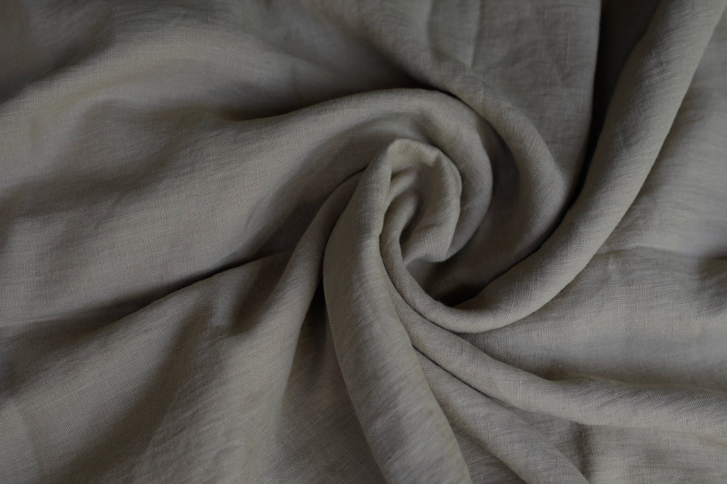 2370 Warm beige 100% Lithuanian linen softened fabric