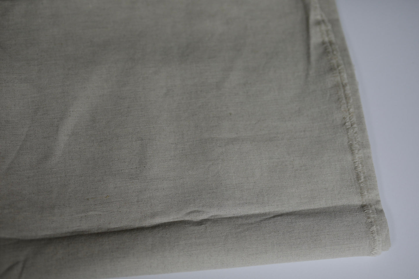 NCL02 Natural oatmeal Linen and Cotton blend soft fabric