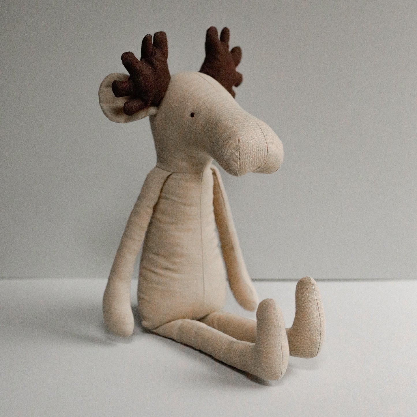 DIY 55 cm Moose making kit with printed pattern and digital tutorial