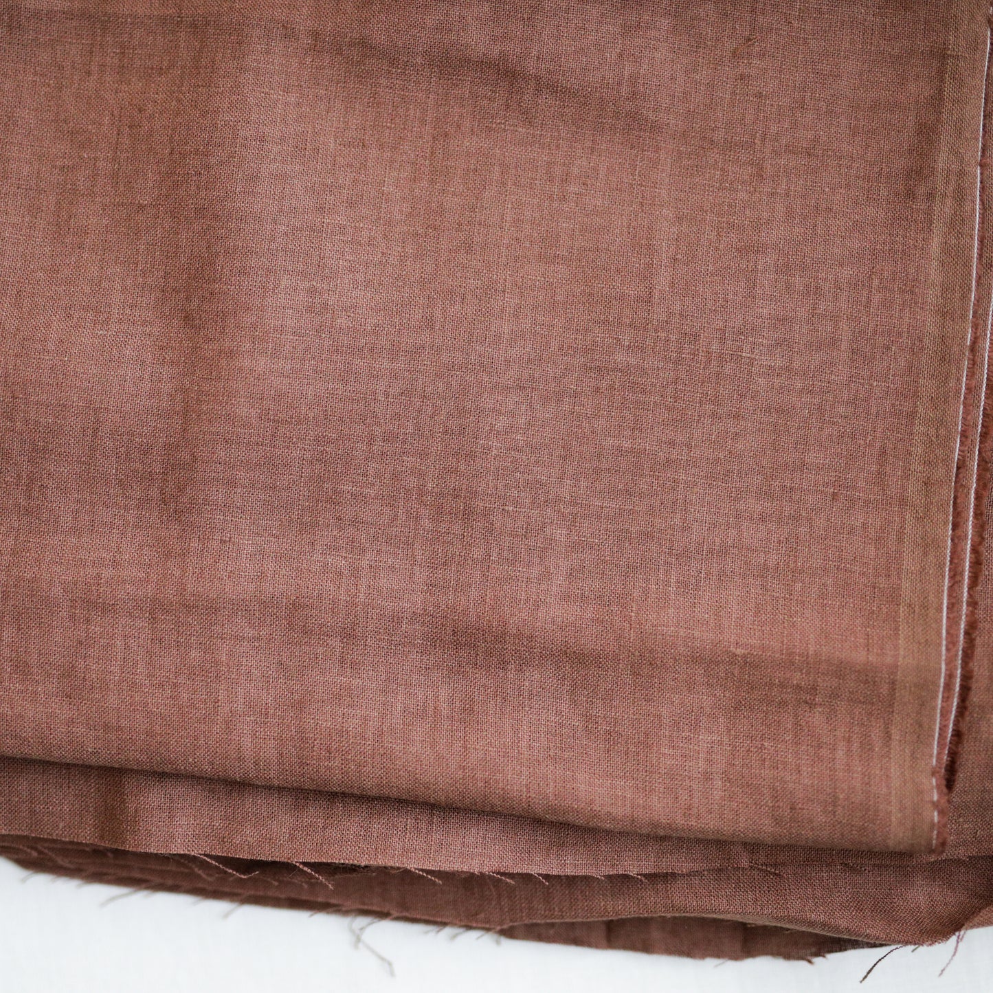 Bambi (brown) 100% Lithuanian linen softened fabric 3629