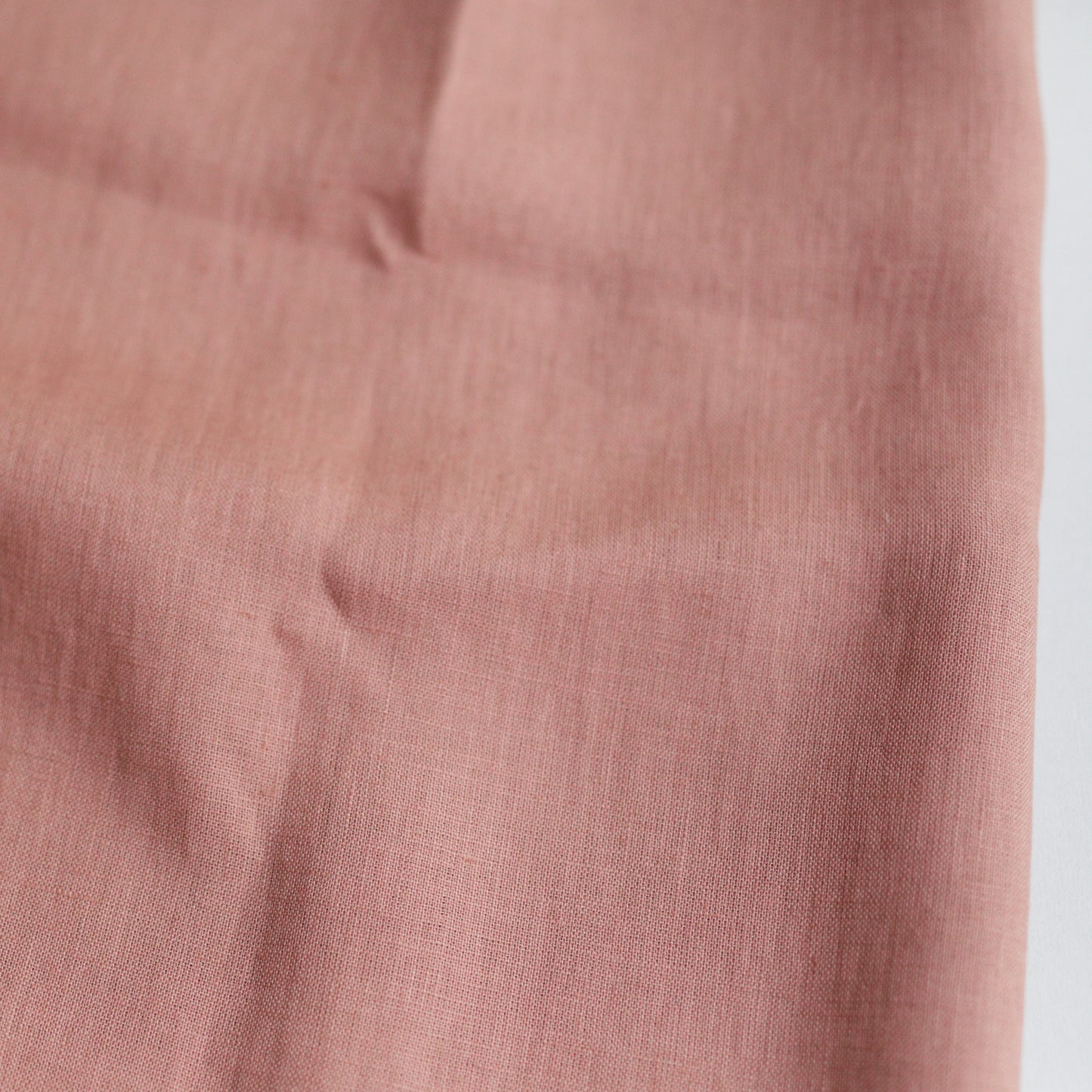 Salmon Pink 100% Lithuanian linen softened fabric 1077