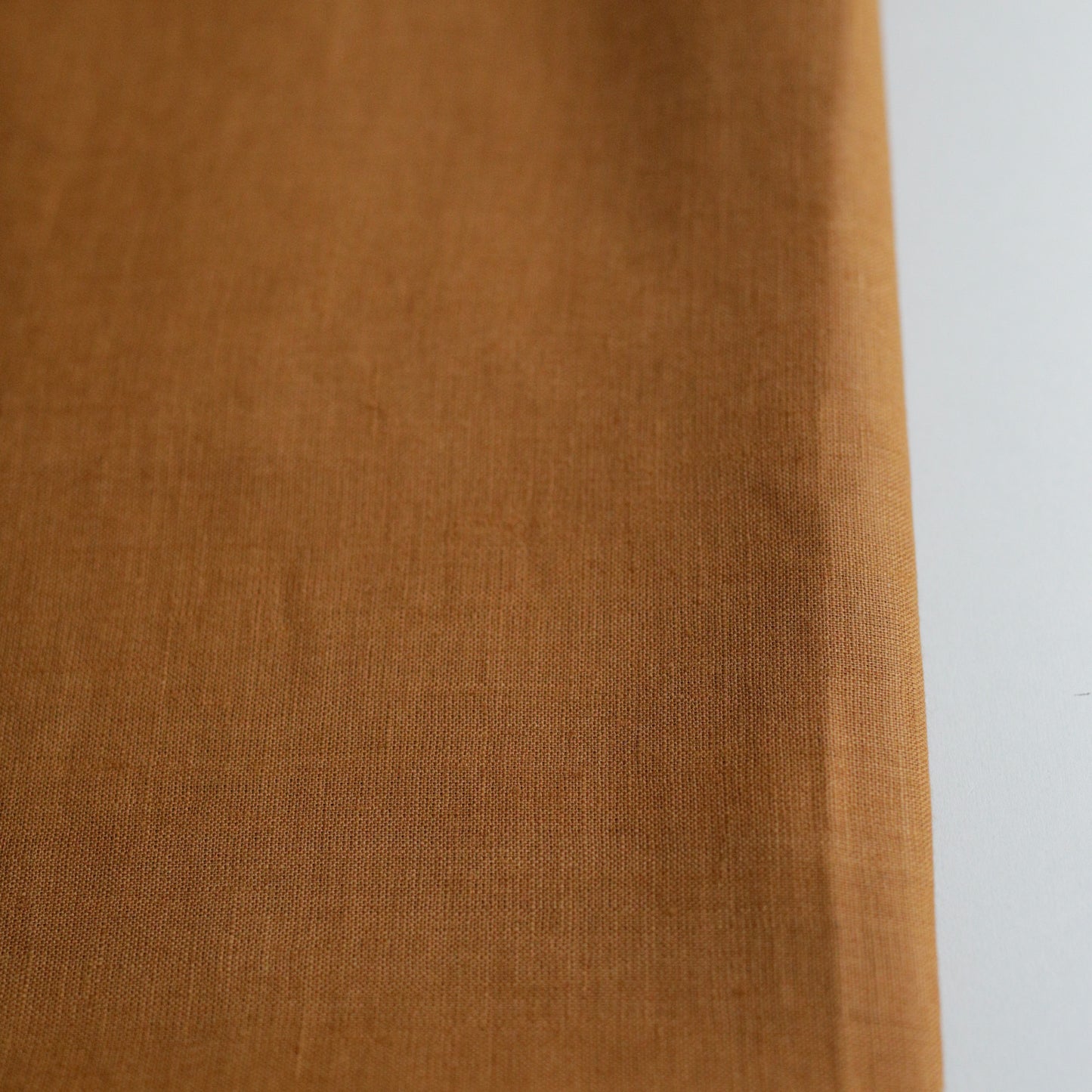 Rust  100% Lithuanian linen softened fabric 3330