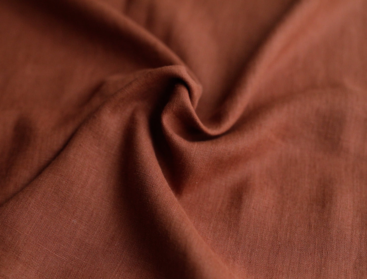 2709 Terracotta  100% Lithuanian linen softened fabric