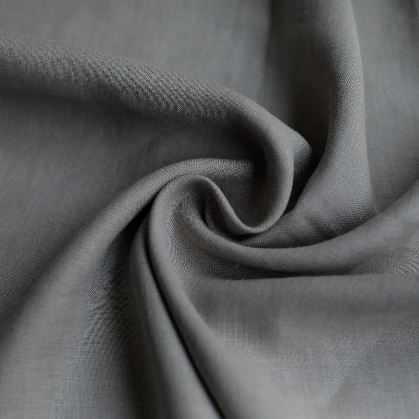 Lightest warm grey 100% Lithuanian linen softened fabric 2453