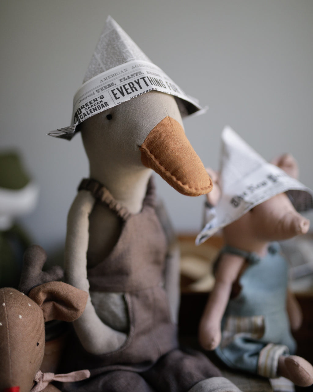 55 cm (22”) Goose Soft Toy PDF Sewing Pattern and Tutorial