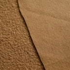 Light brown  Wool-Feel Bouclé Fabric – 60cmx50cm remnant piece