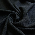 Black Soft Wool-Feel Bouclé Fabric – Fat Quarter