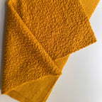 Ochre/Mustard Soft Wool-Feel Bouclé Fabric – Fat Quarter