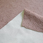 Powder Pink Soft Wool-Feel Bouclé Fabric – Fat Quarter