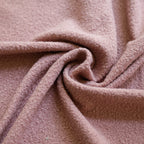 Powder Pink Soft Wool-Feel Bouclé Fabric – Fat Quarter