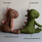30 cm EFI Dinosaur PDF sewing pattern and tutorial