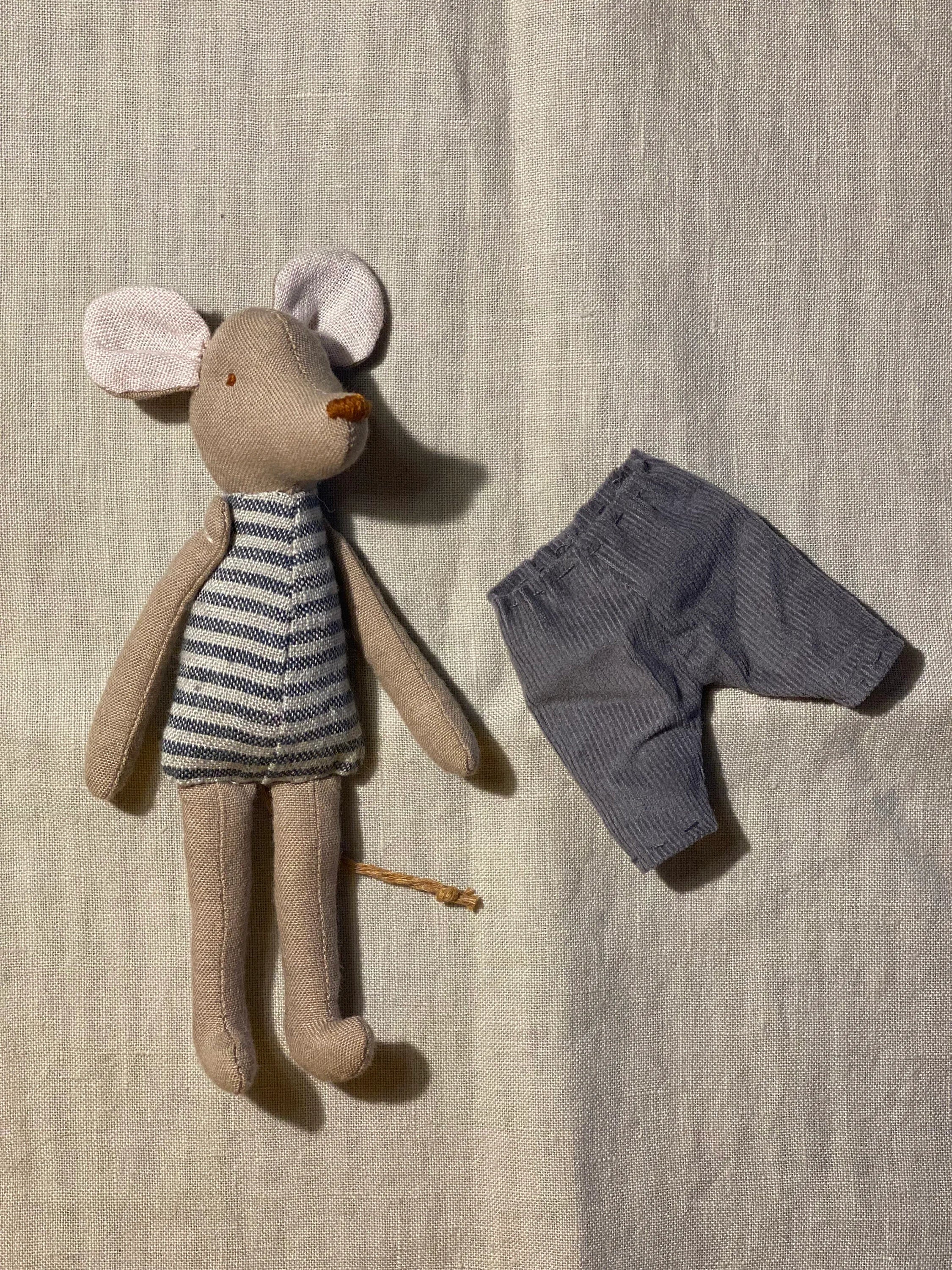 Mini Mouse 16 cm Soft Toy – PDF Sewing Pattern & Tutorial + Trousers Pattern