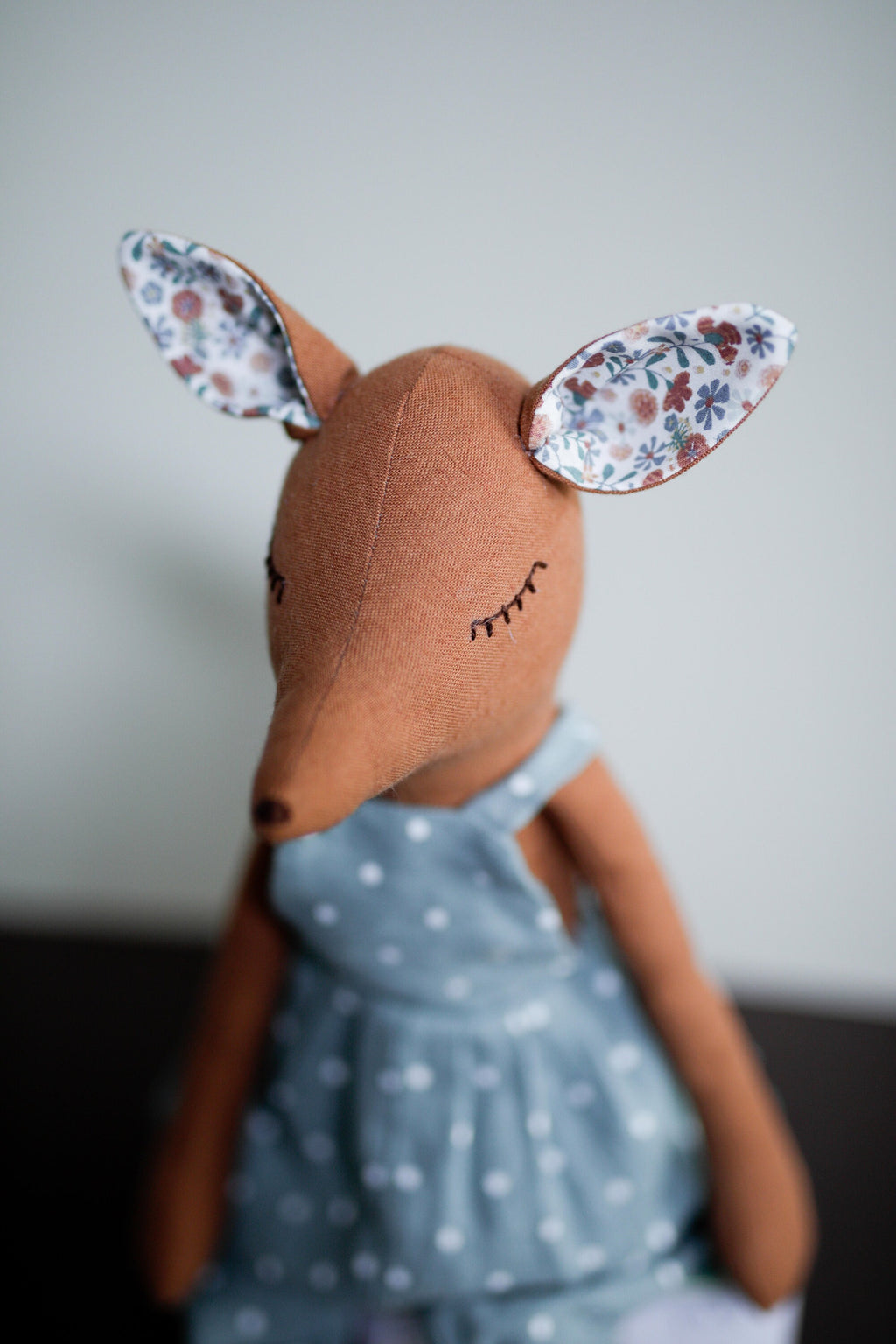 Fox Soft Toy Sewing Pattern PDF + Full Tutorial | EFI Friends | 55 cm Heirloom Toy