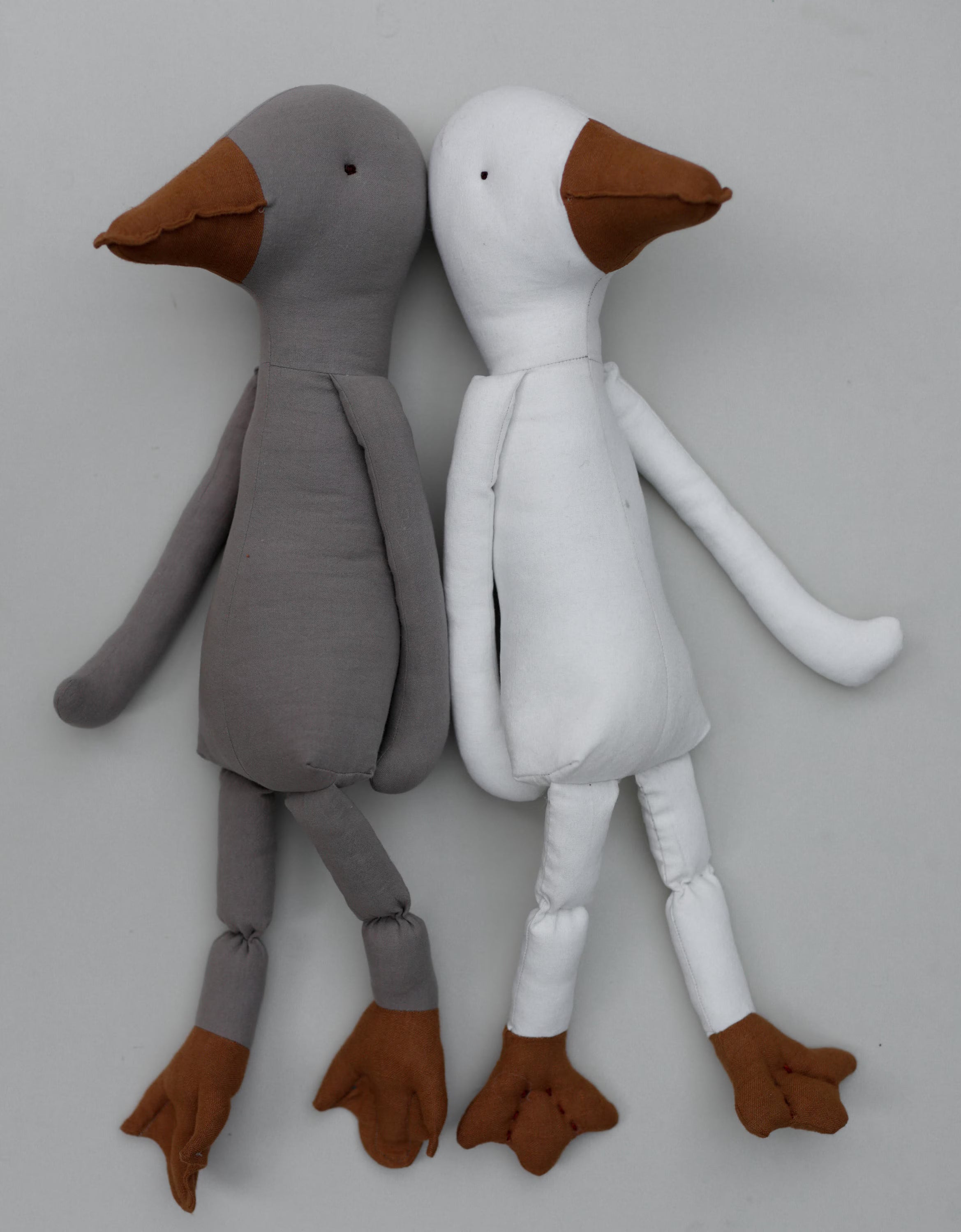 55 cm (22”) Goose Soft Toy PDF Sewing Pattern and Tutorial