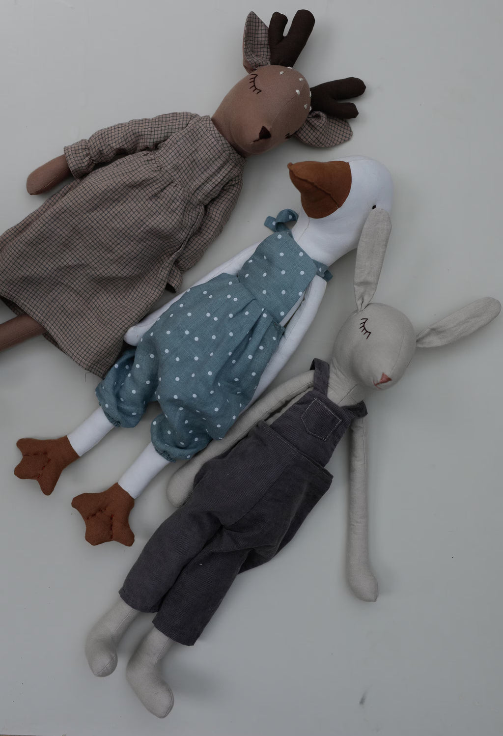 55 cm (22”) Goose Soft Toy PDF Sewing Pattern and Tutorial