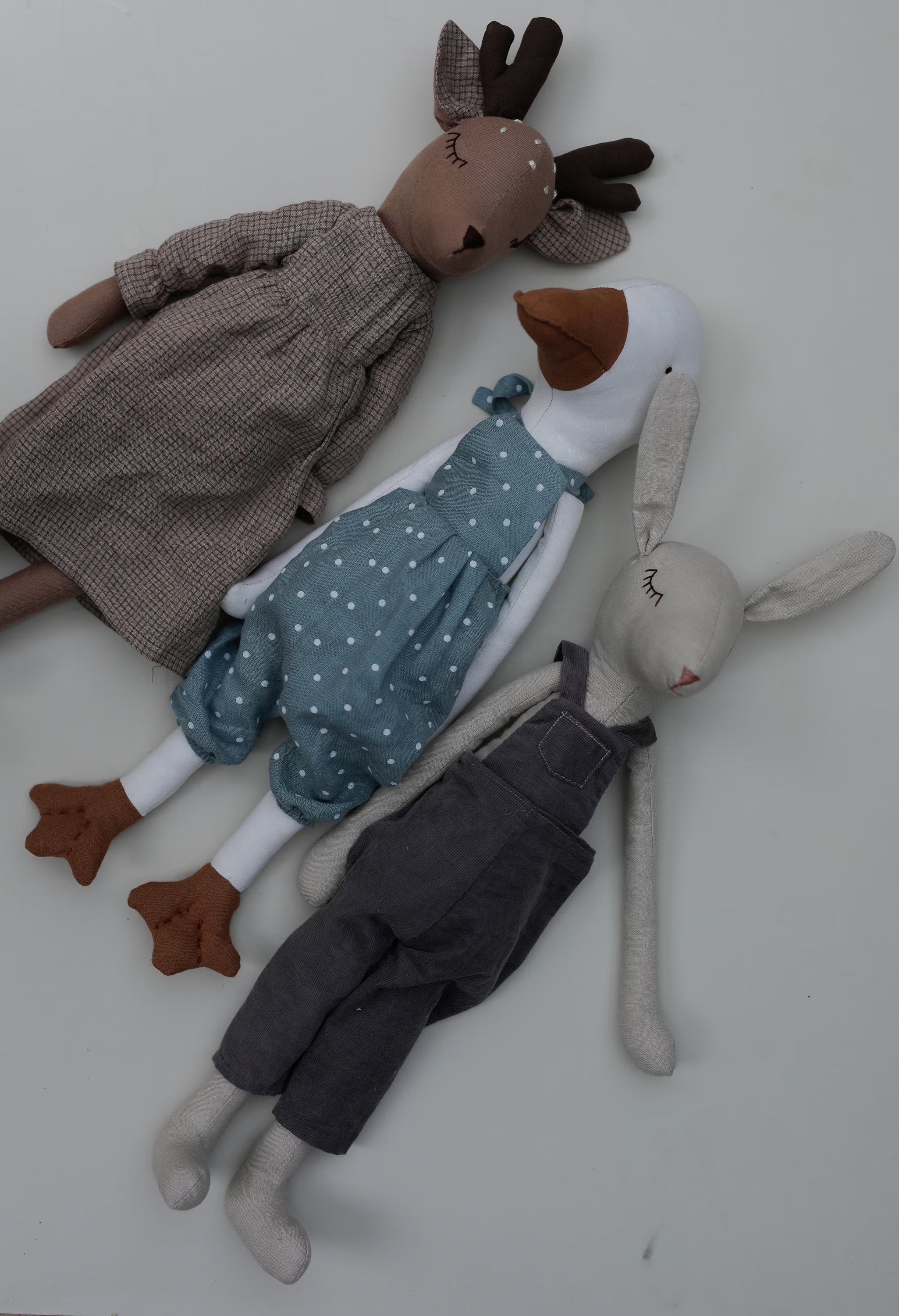 55 cm (22”) Goose Soft Toy PDF Sewing Pattern and Tutorial