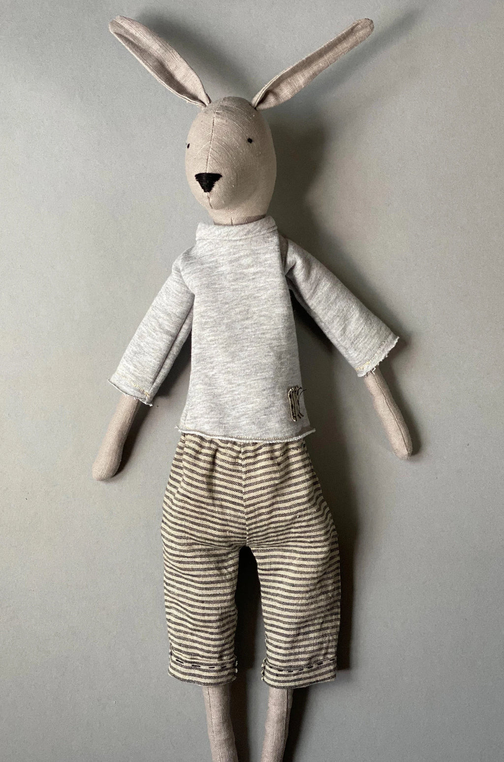 Hare & Bunny Soft Toy Sewing Pattern PDF + Full Tutorial | EFI Friends | 55 cm Heirloom Toy