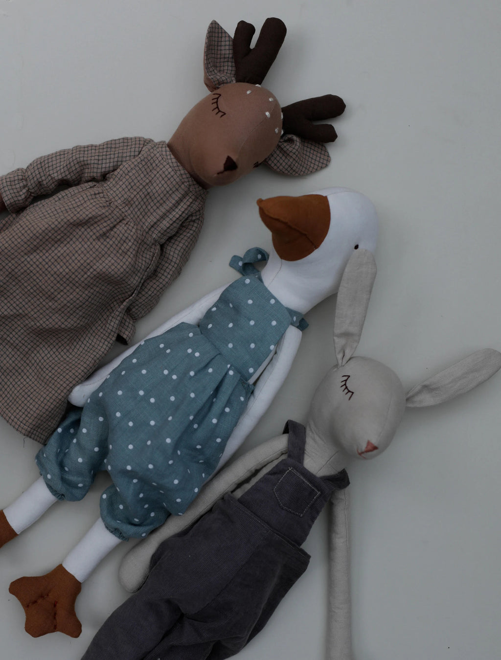 Hare & Bunny Soft Toy Sewing Pattern PDF + Full Tutorial | EFI Friends | 55 cm Heirloom Toy