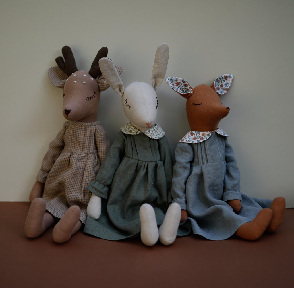 Fox Soft Toy Sewing Pattern PDF + Full Tutorial | EFI Friends | 55 cm Heirloom Toy