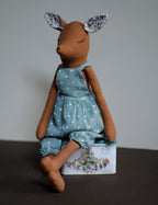 Fox Soft Toy Sewing Pattern PDF + Full Tutorial | EFI Friends | 55 cm Heirloom Toy