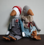 55 cm (22”) Goose Soft Toy PDF Sewing Pattern and Tutorial