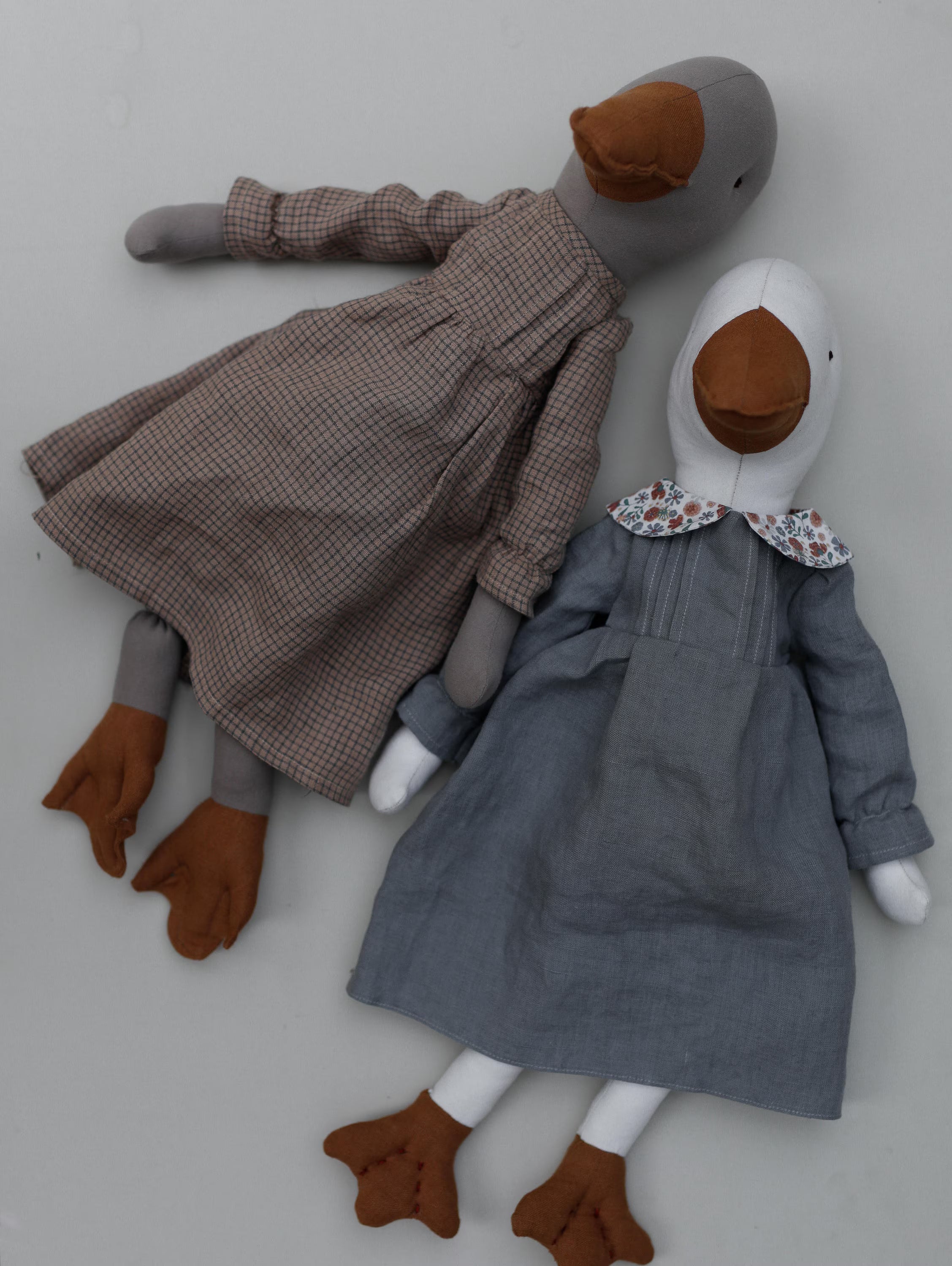 55 cm (22”) Goose Soft Toy PDF Sewing Pattern and Tutorial