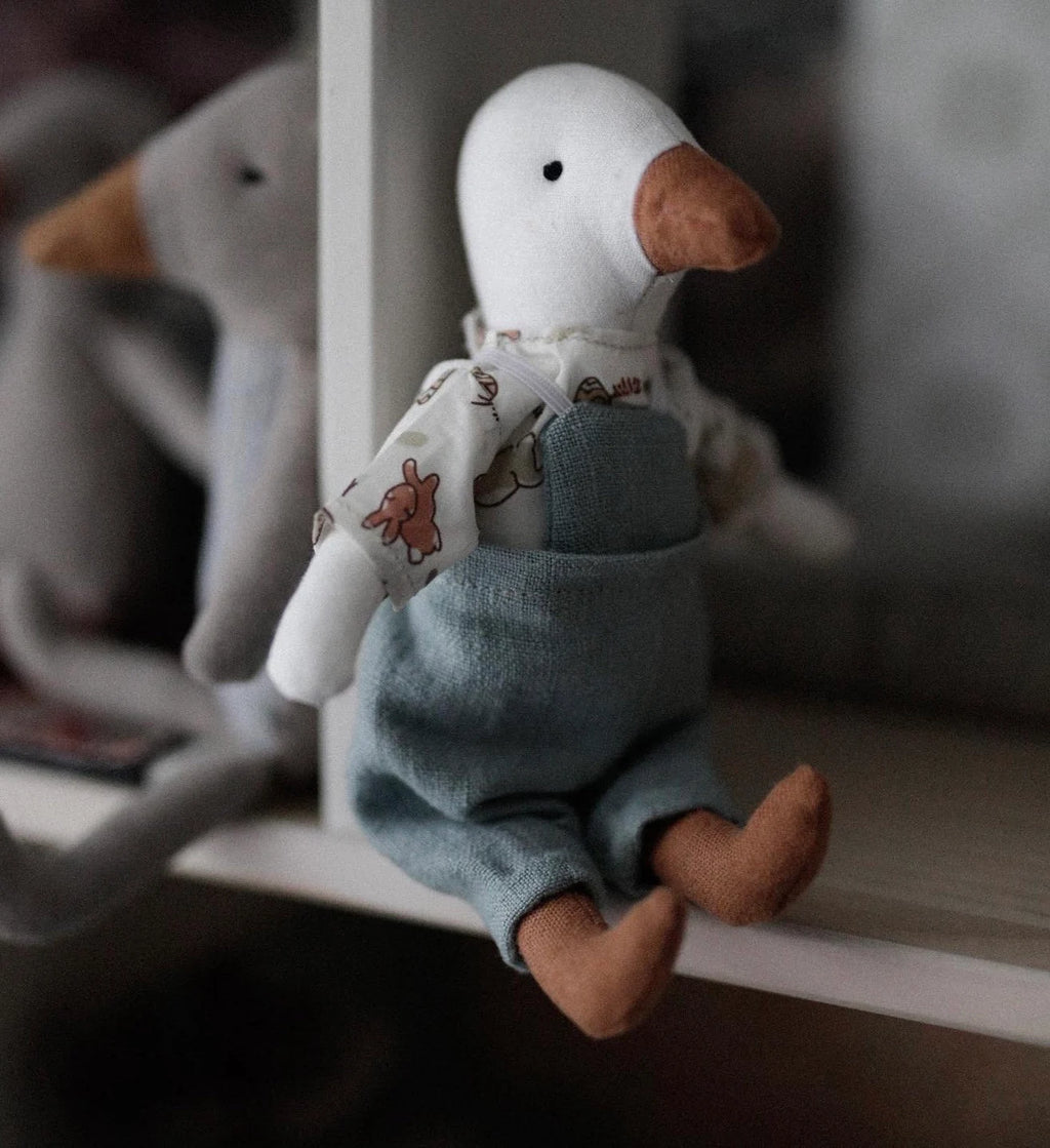 Mini Goose Sewing Pattern & Tutorial PDF – 18, 16, 13, 10 & 8 cm