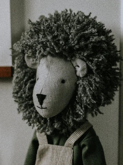 Lion Soft Toy Sewing Pattern PDF + Full Tutorial | EFI Friends | 55 cm Heirloom Toy