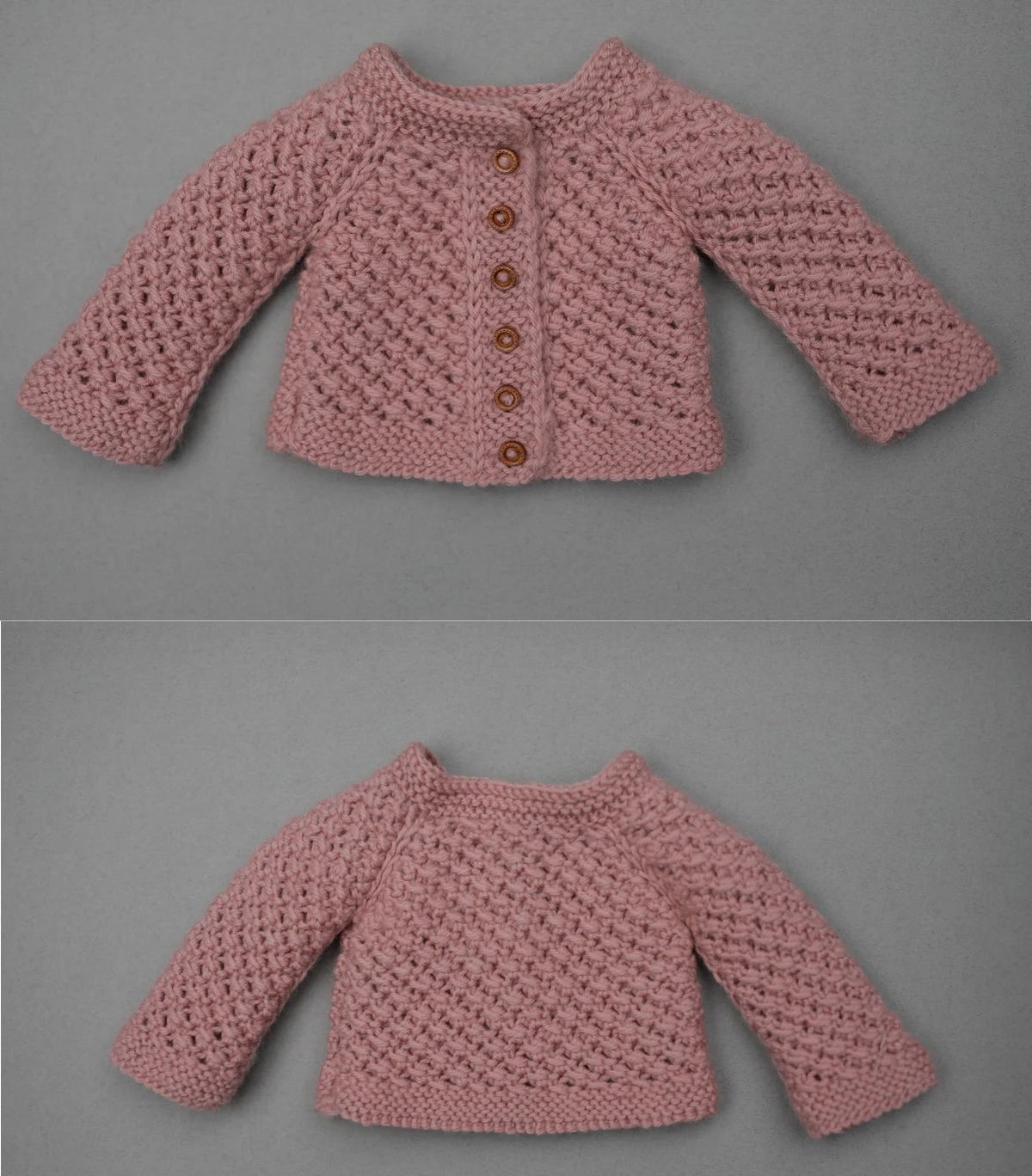 Knitted Cardigan Pattern PDF + Tutorial | Fits 55 cm EFI Friends Toys
