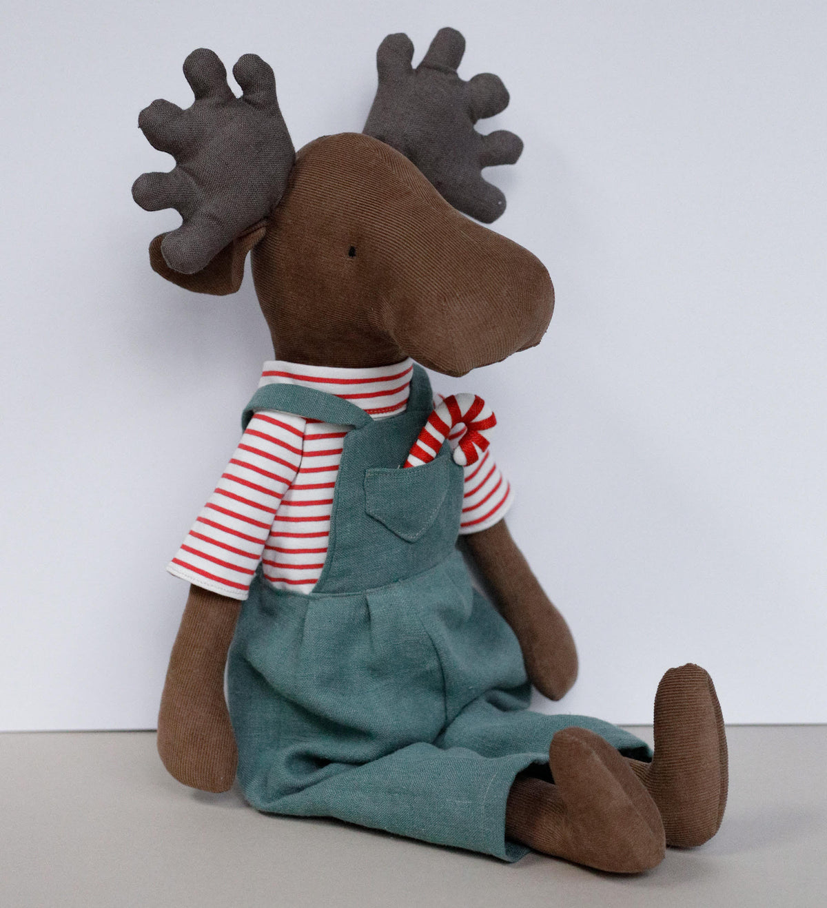 Moose Soft Toy Sewing Pattern PDF + Full Tutorial | EFI Friends | 55 cm Heirloom Toy